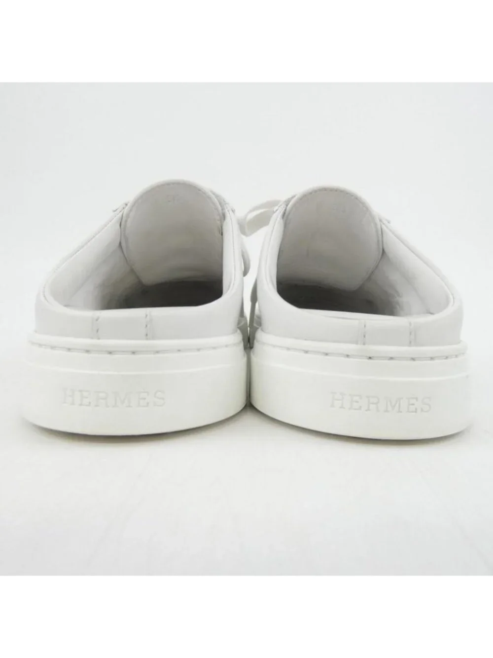 ★SOLD★ Hermes Keep Sneakers White - Picture 5 of 6